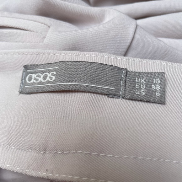 ASOS Muted Pink Formal Dress Pants Size 6 - Picture 3 of 6